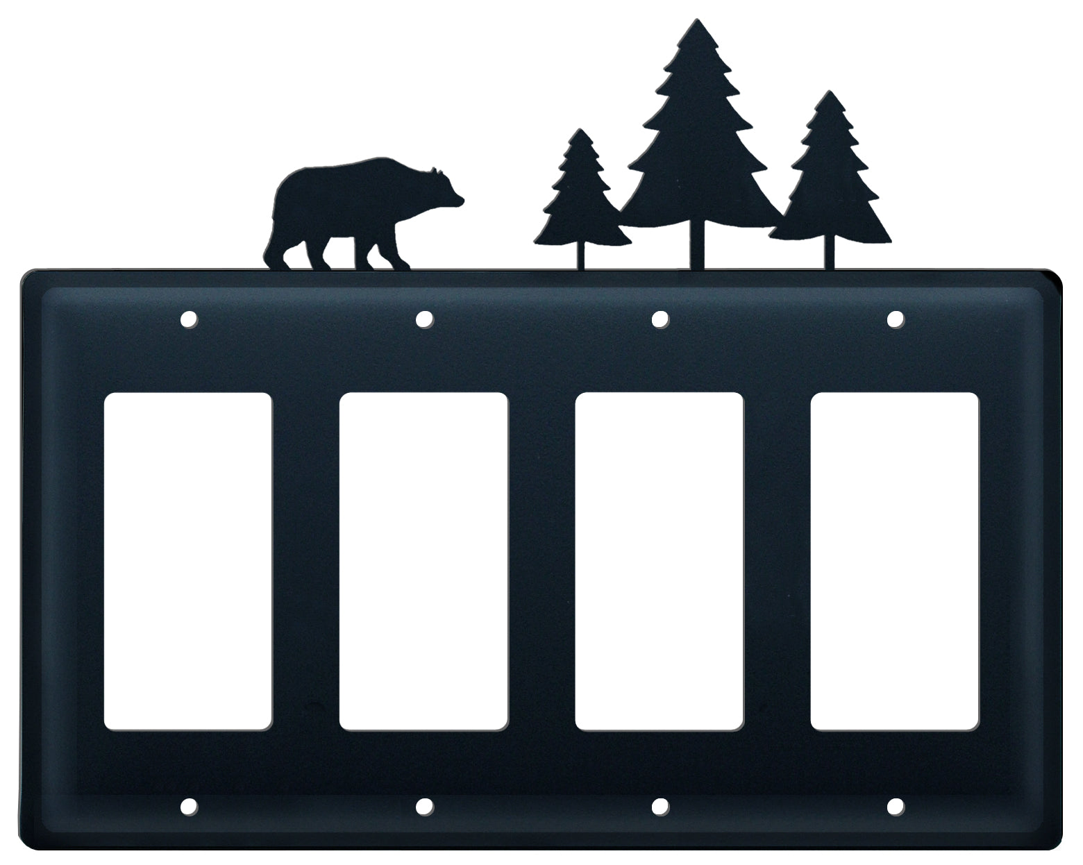 Bear & Pine Trees Quad. GFI CUSTOM Product Cover