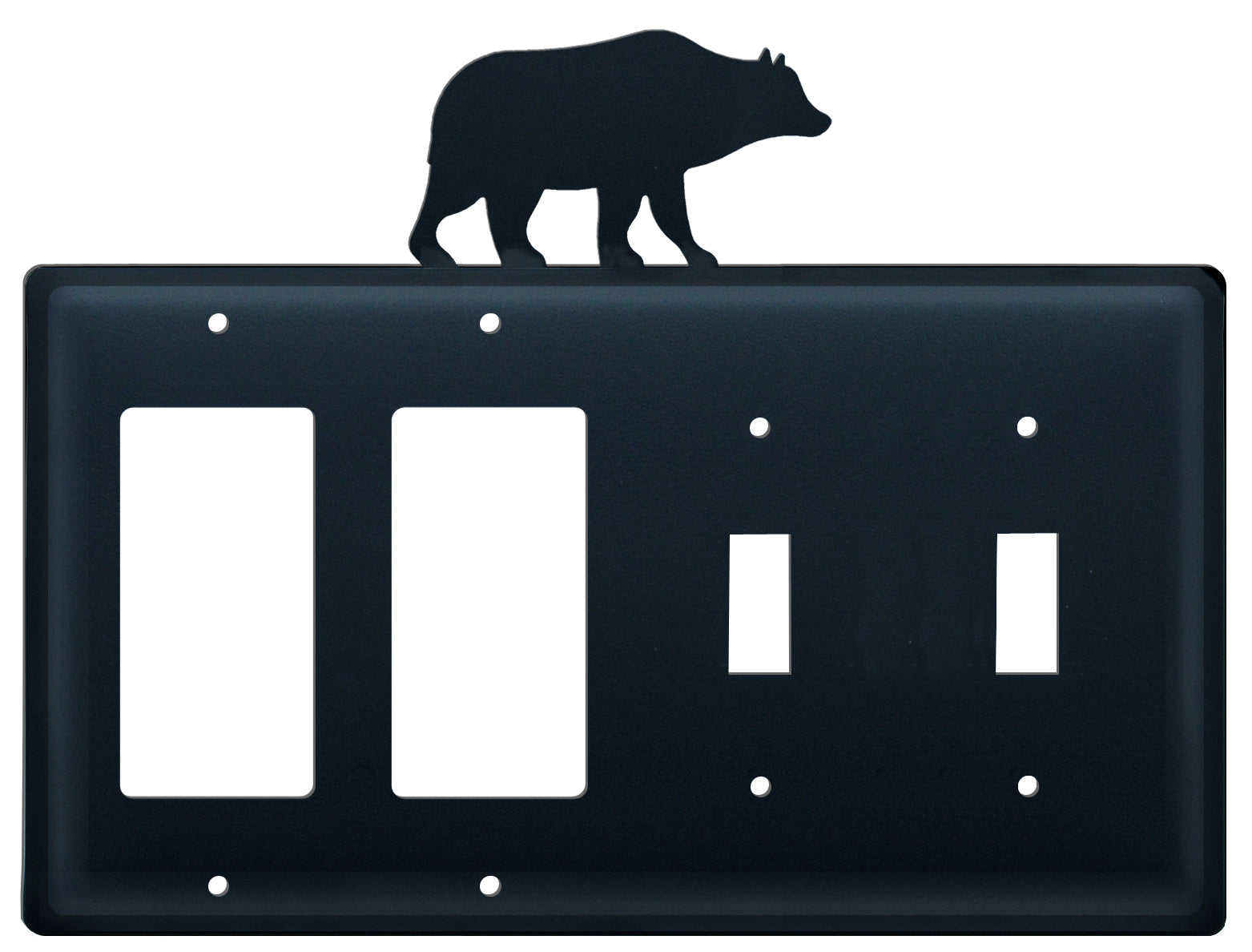 Bear Double GFI CUSTOM Product Double Switch Cover