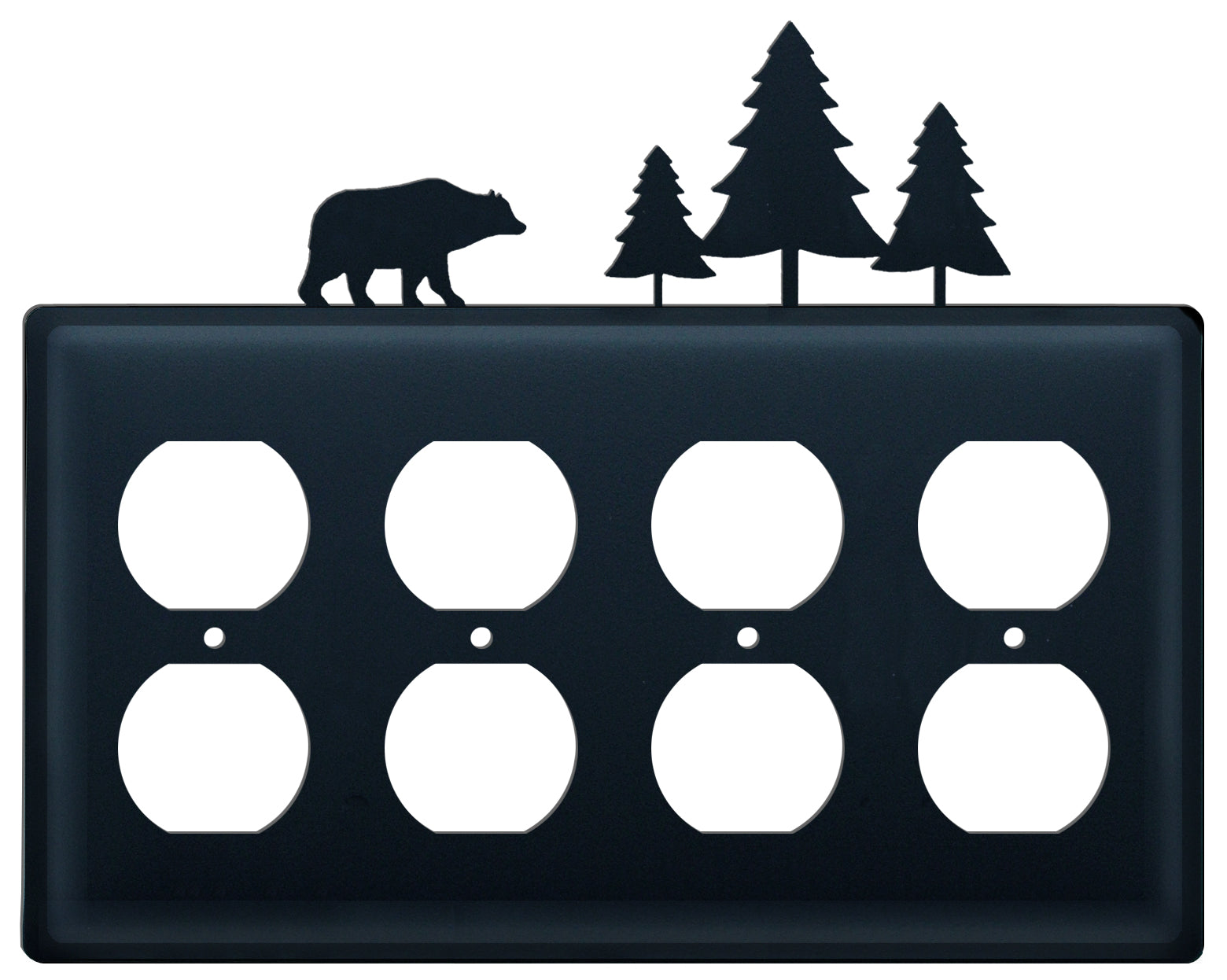 Bear & Pine Trees Quad. Outlet CUSTOM Product Cover