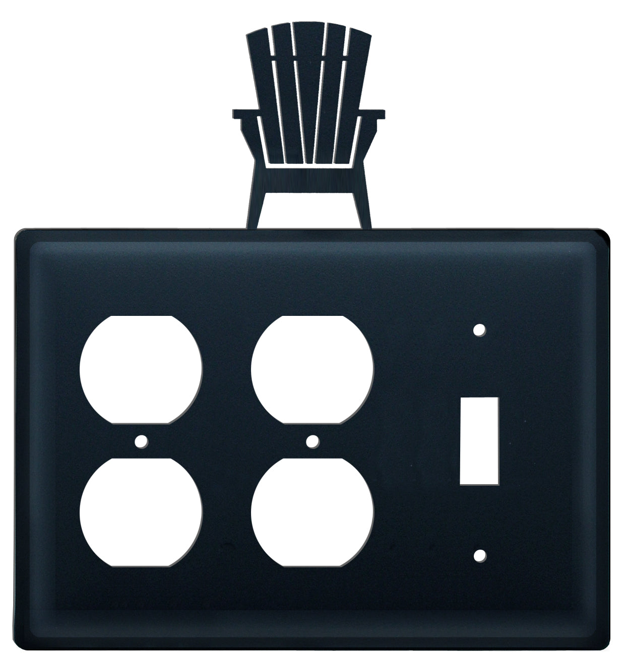 Adirondack Double Outlet CUSTOM Product Single Switch Cover