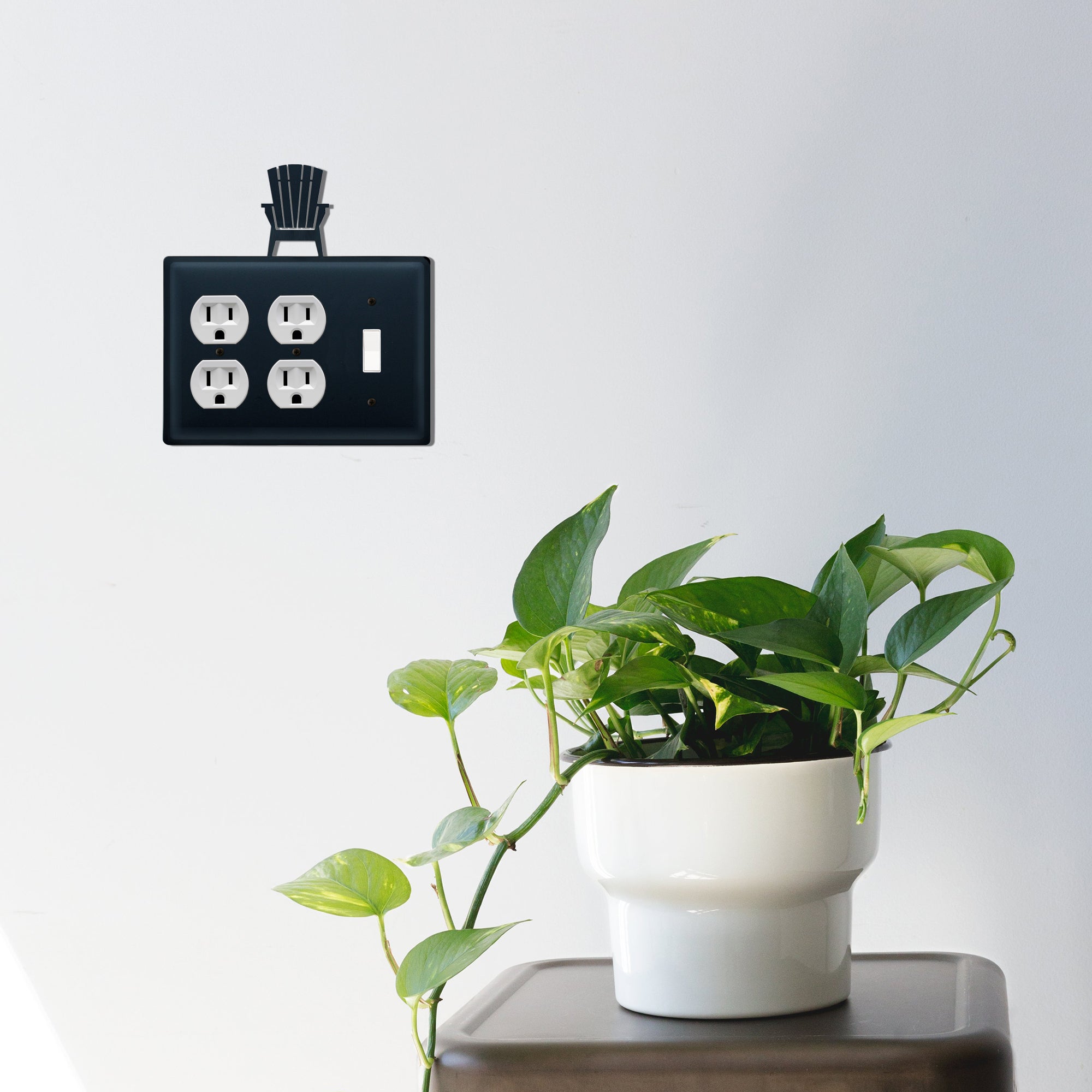 Adirondack Double Outlet CUSTOM Product Single Switch Cover