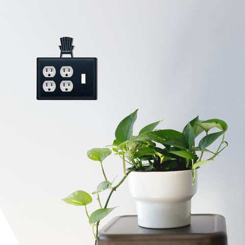 Adirondack Double Outlet CUSTOM Product Single Switch Cover