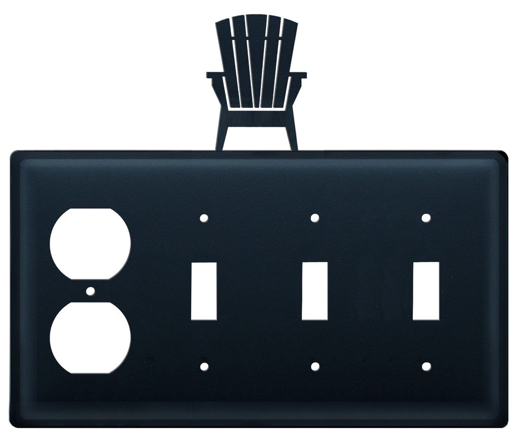 Adirondack Single Outlet CUSTOM Product Triple Switch Cover