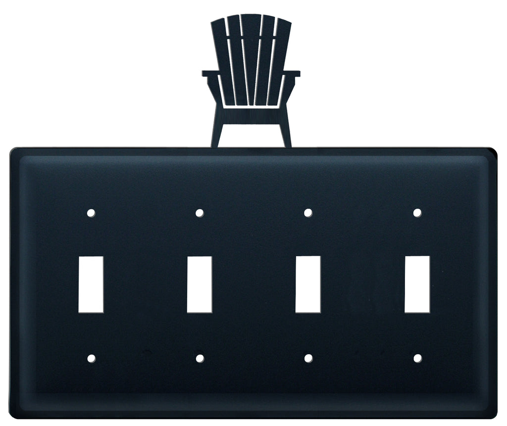 Adirondack Quadruple Switch Cover