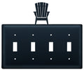 Adirondack Quadruple Switch Cover