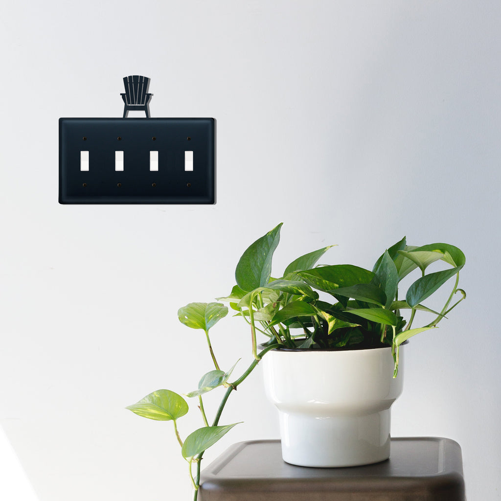 Adirondack Quadruple Switch Cover