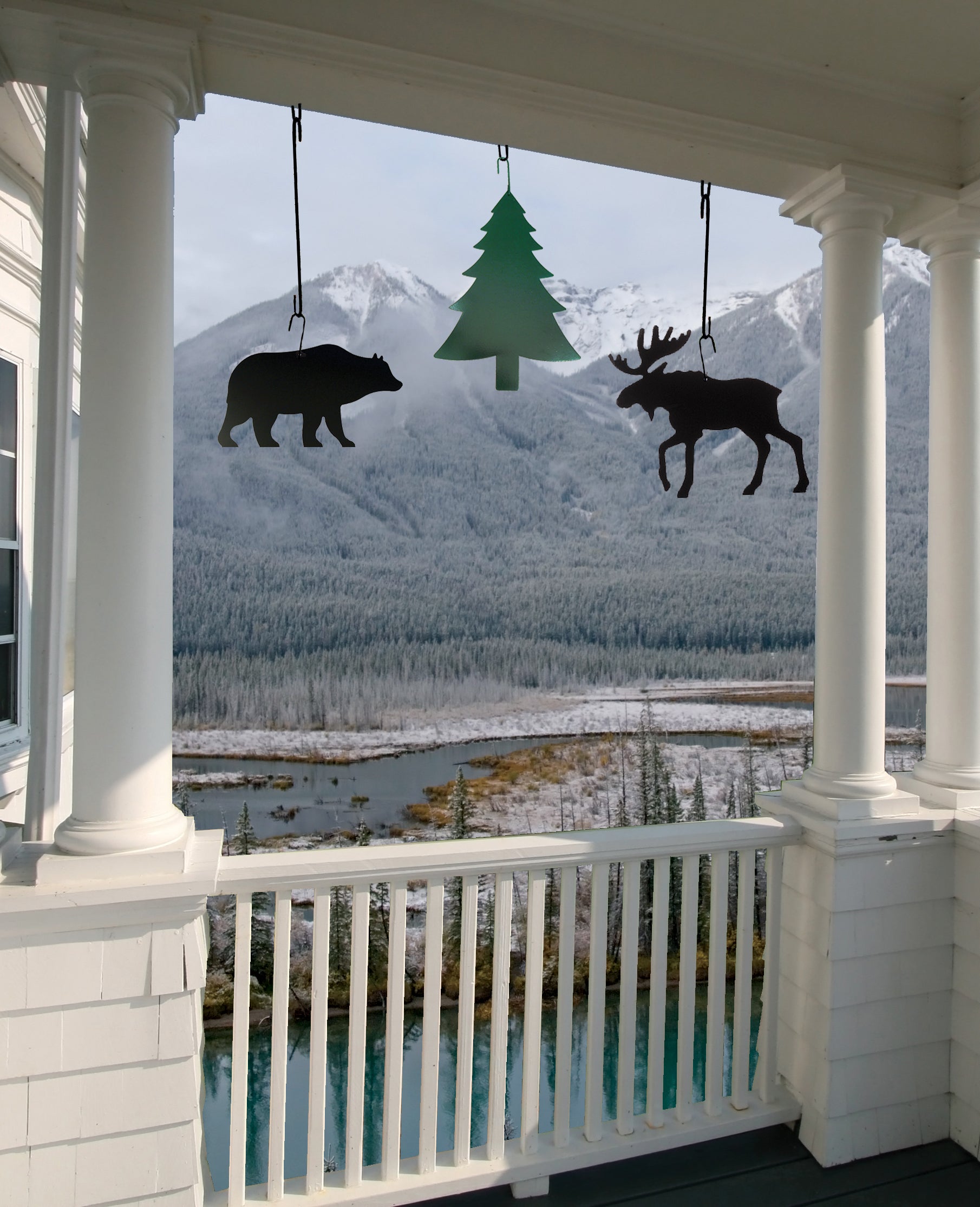 Bear Decorative Hanging Silhouette