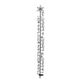 3 Foot Snowflake Snow Gauge