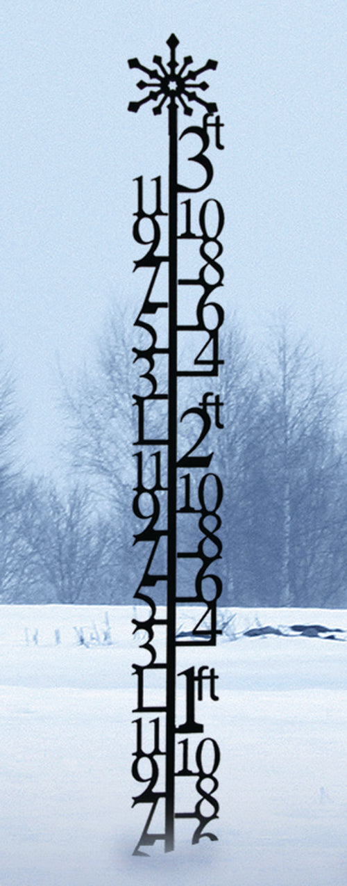 3 Foot Snowflake Snow Gauge