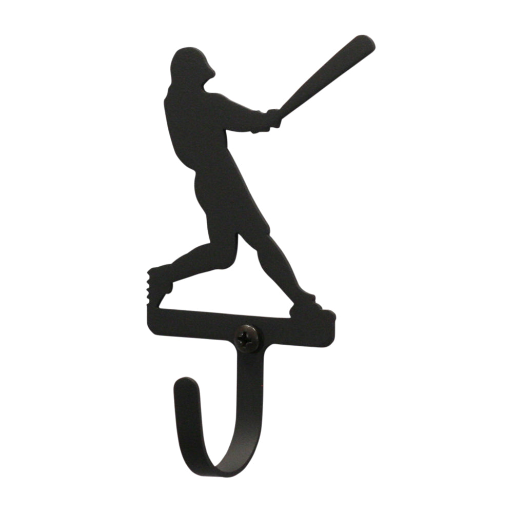 Baseball Player Wall Hook Small