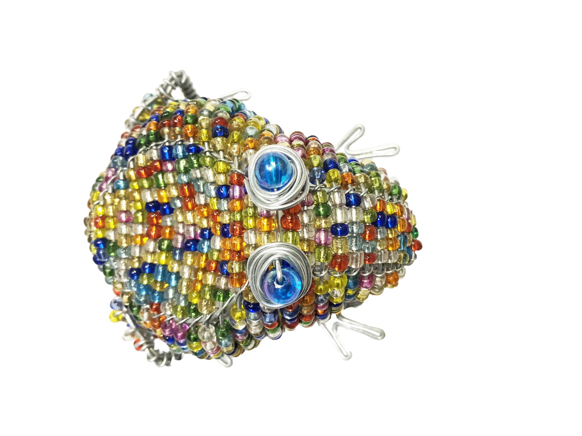 Beaded Wire Animal Frog 5 inches