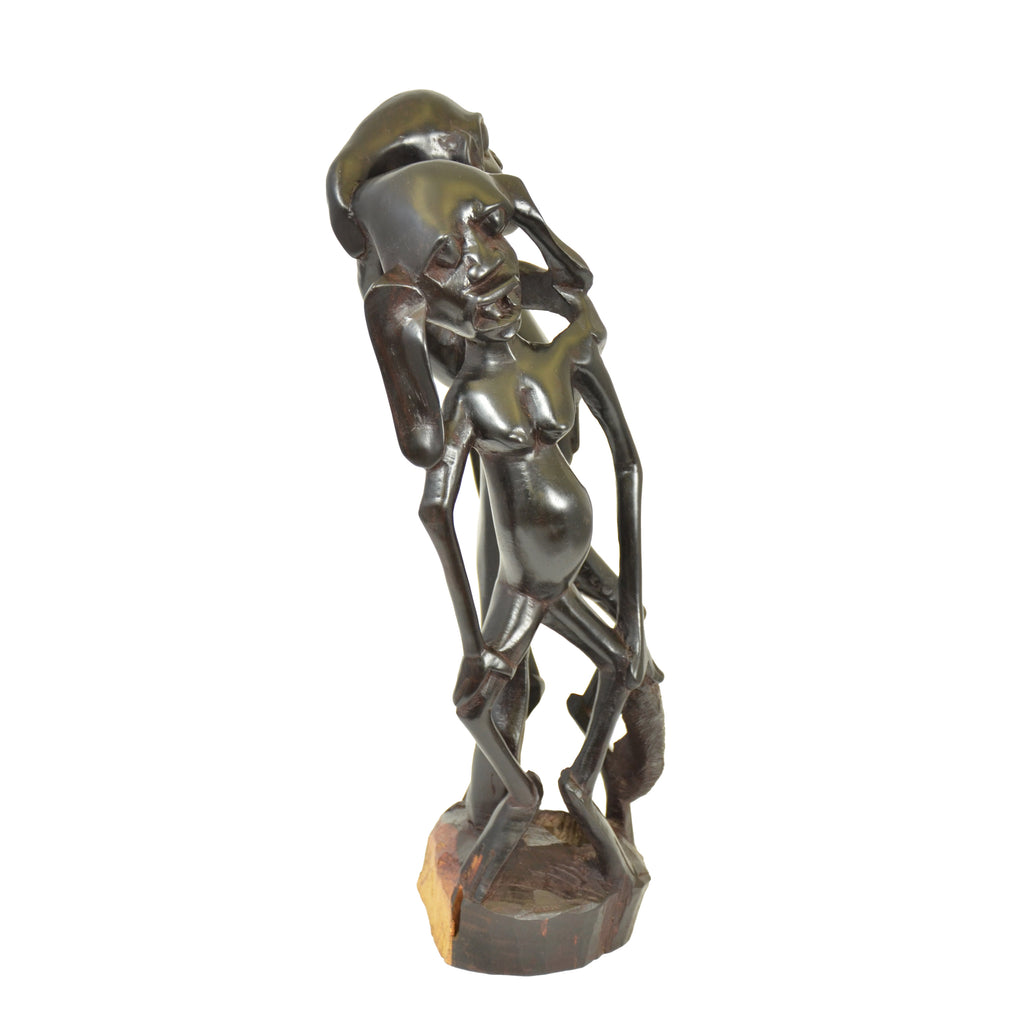 Baba na Mama Shetani Carving