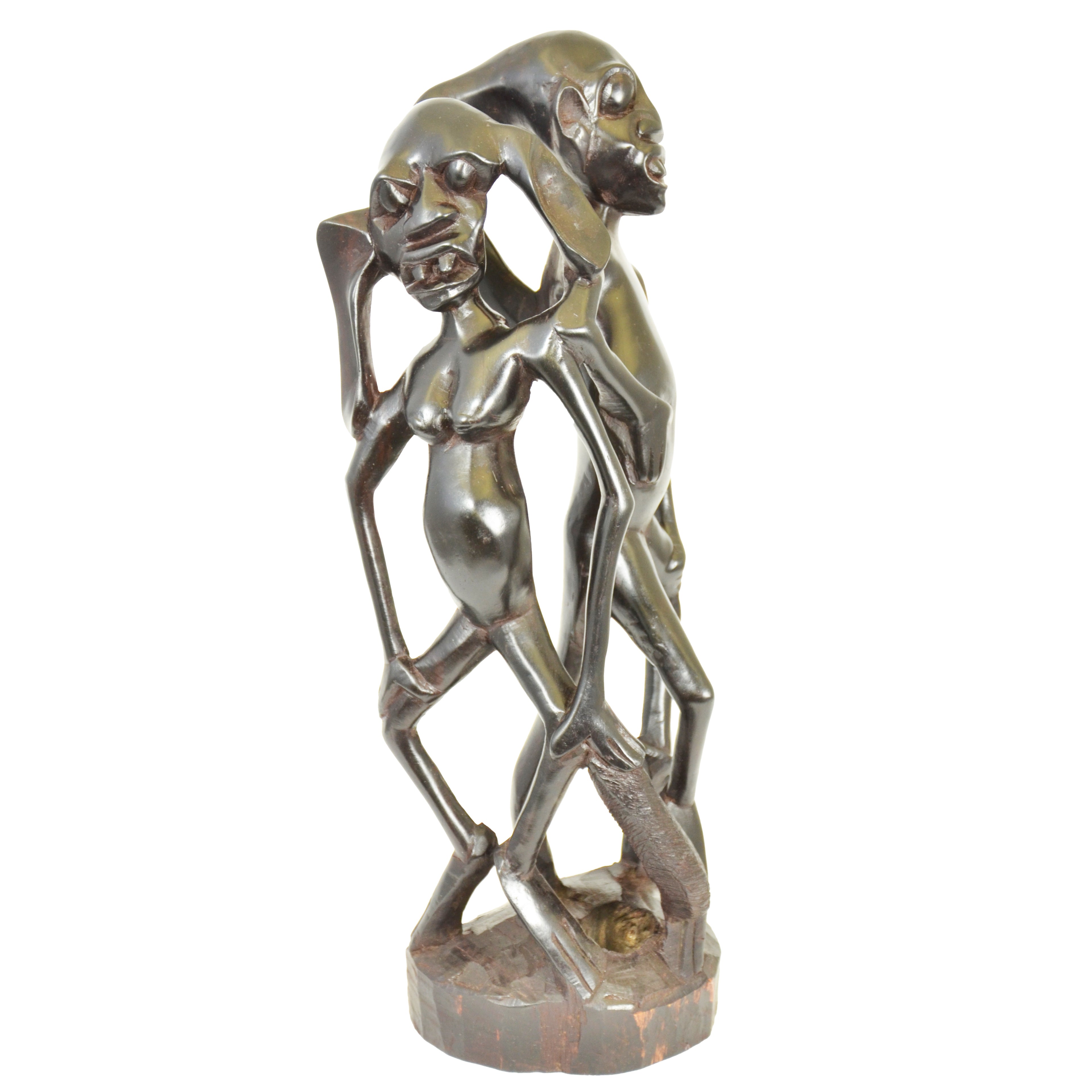 Baba na Mama Shetani Carving